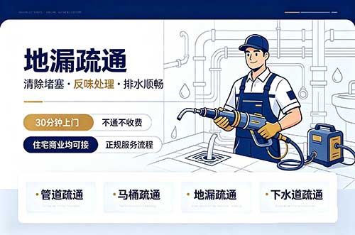 宣城地漏疏通